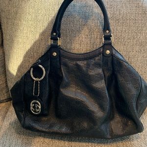 Gucci Medium Sukey Tote in Black Guccisma